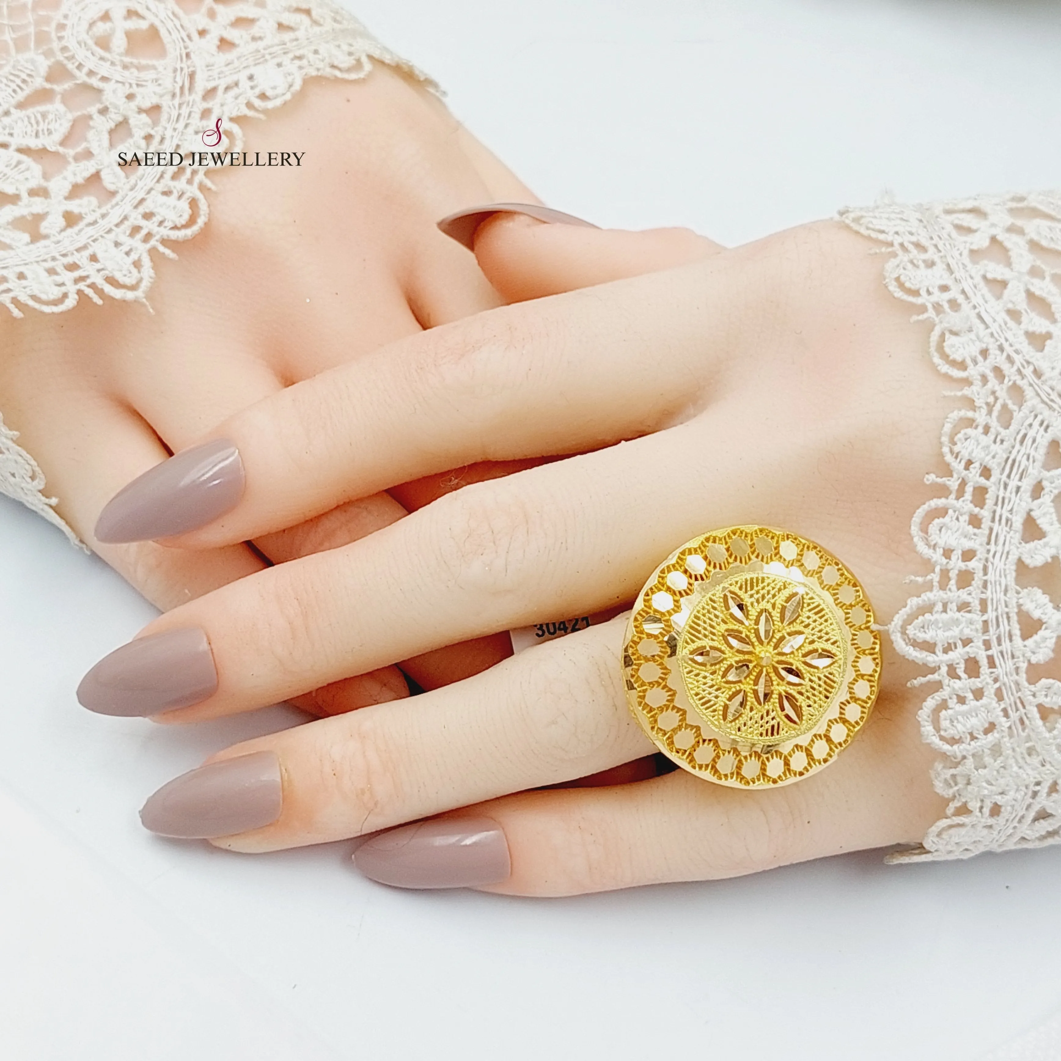 خاتم دائري سنبلة