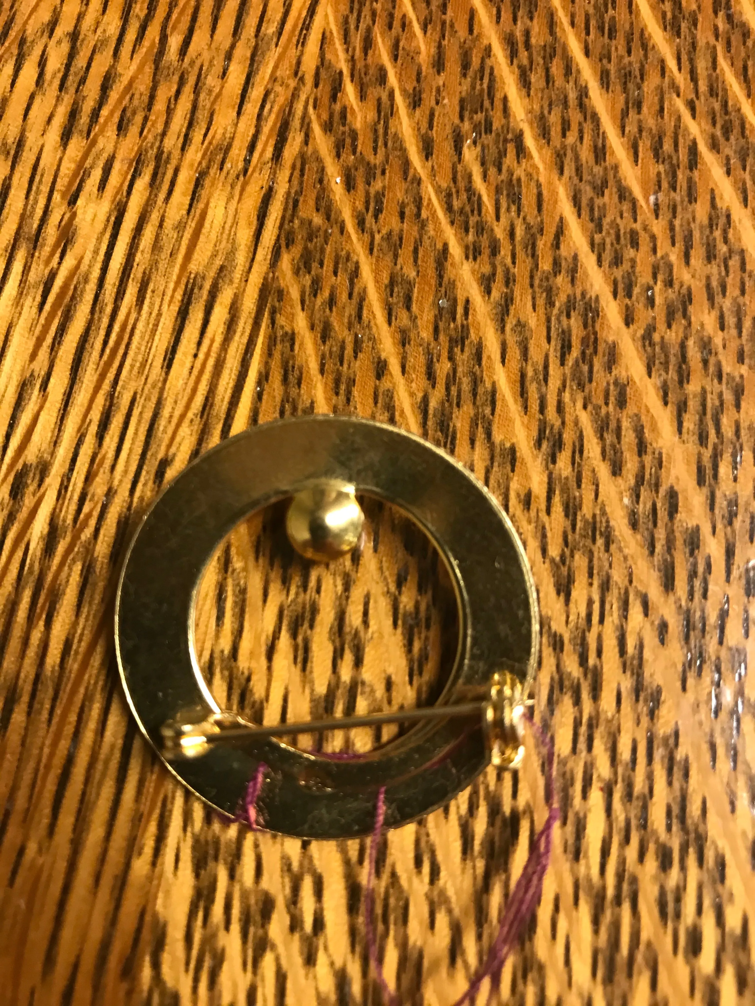 €€ Vintage Set/3 Wreath Bow Lapel Pin Pendant Brooch