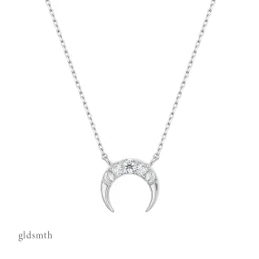 14k White Gold Selene Necklace