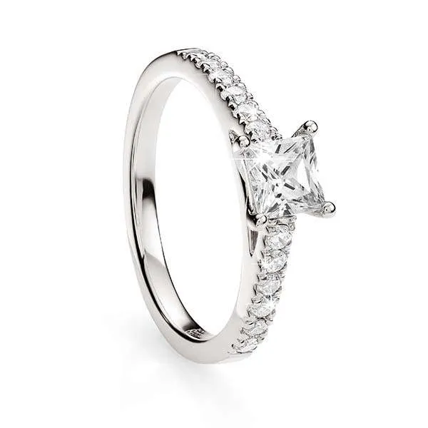 18CT WHITE GOLD 1.00CT DIAMOND RING