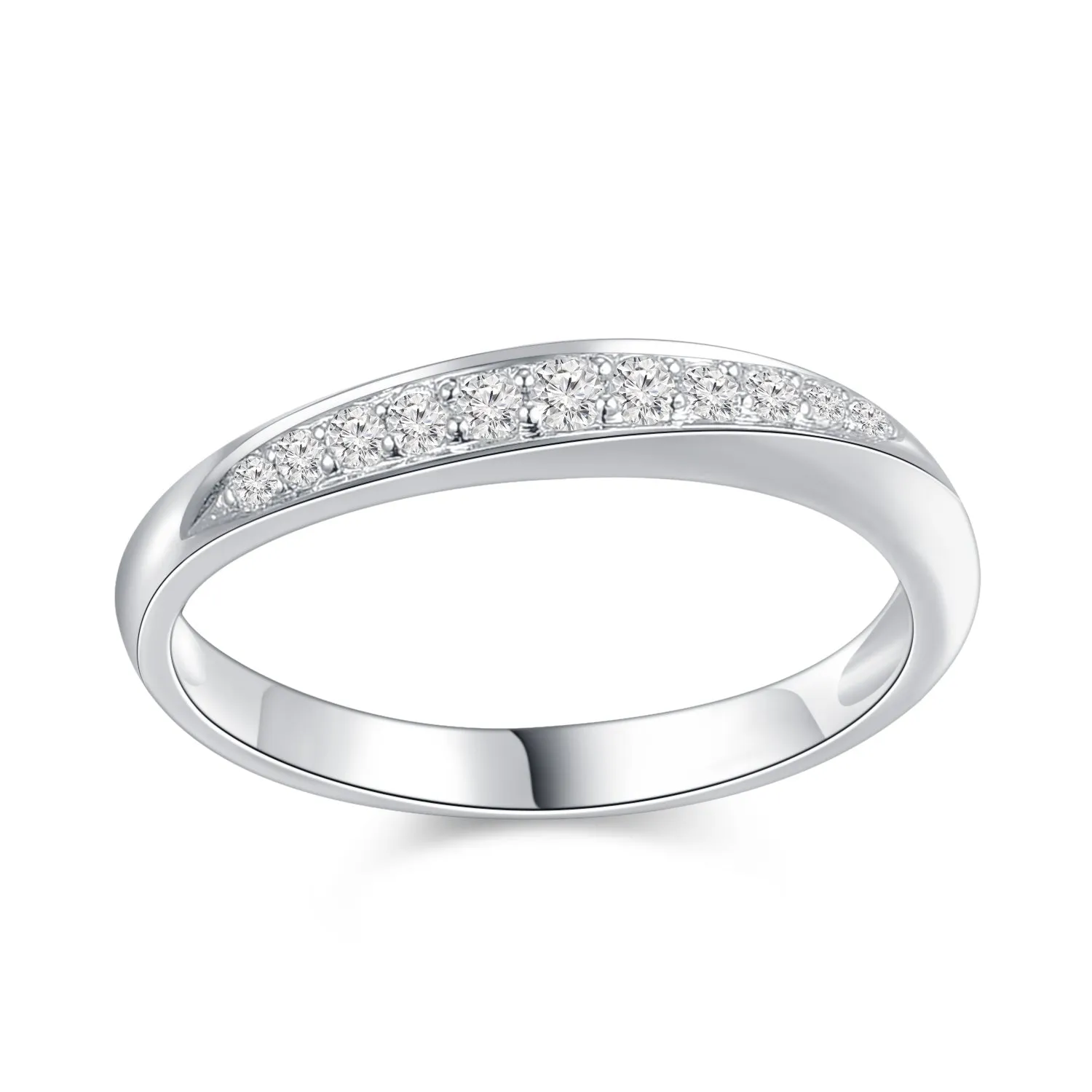 18K White Gold Diamond Ring