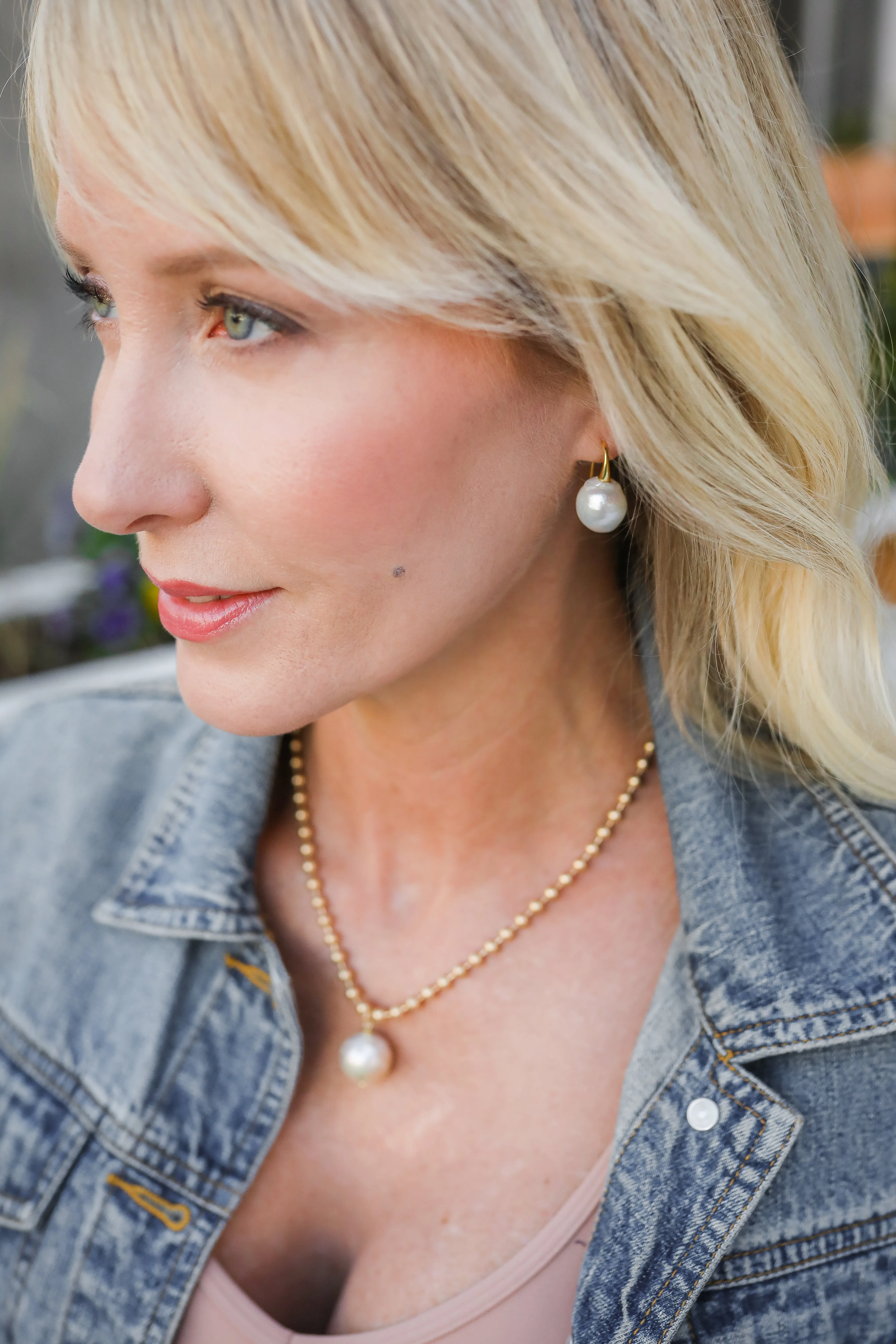 314-01-G | EDISON PEARL DROP (WHITE ON GOLD)