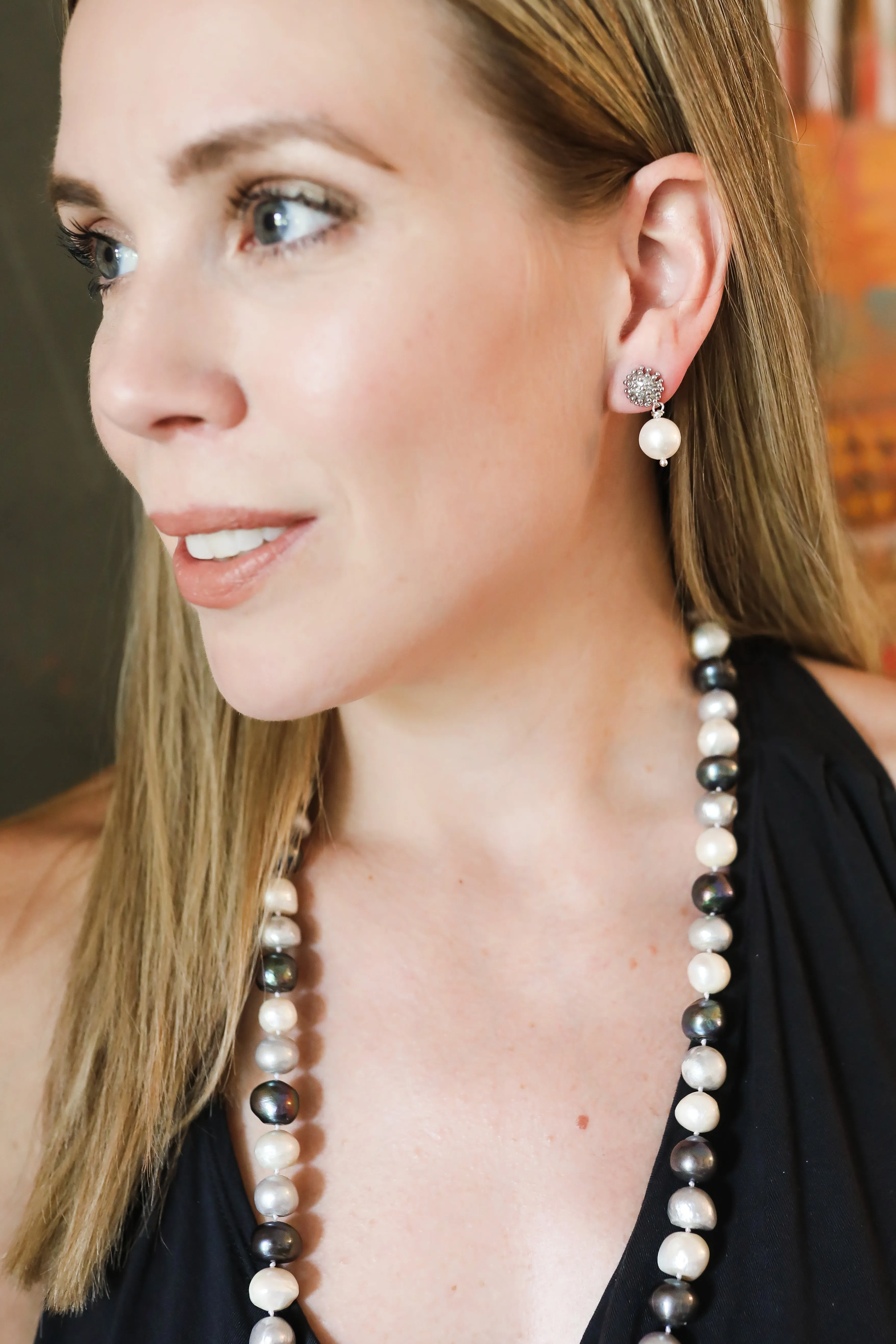 342-01-S | STARBURST EARRINGS IN SILVER