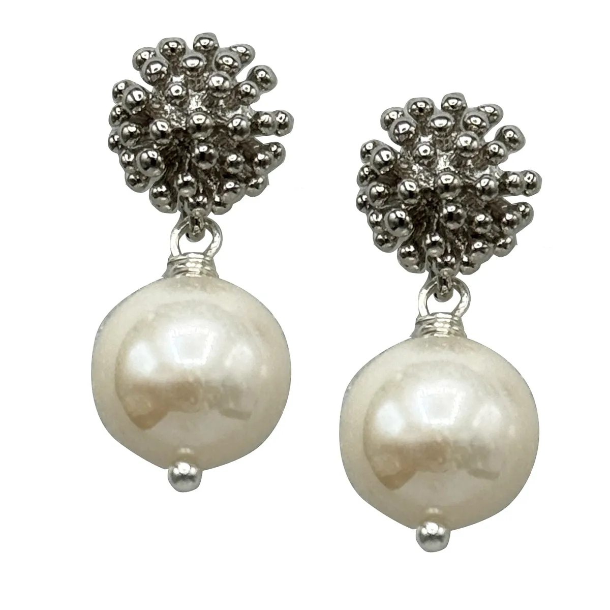 342-01-S | STARBURST EARRINGS IN SILVER