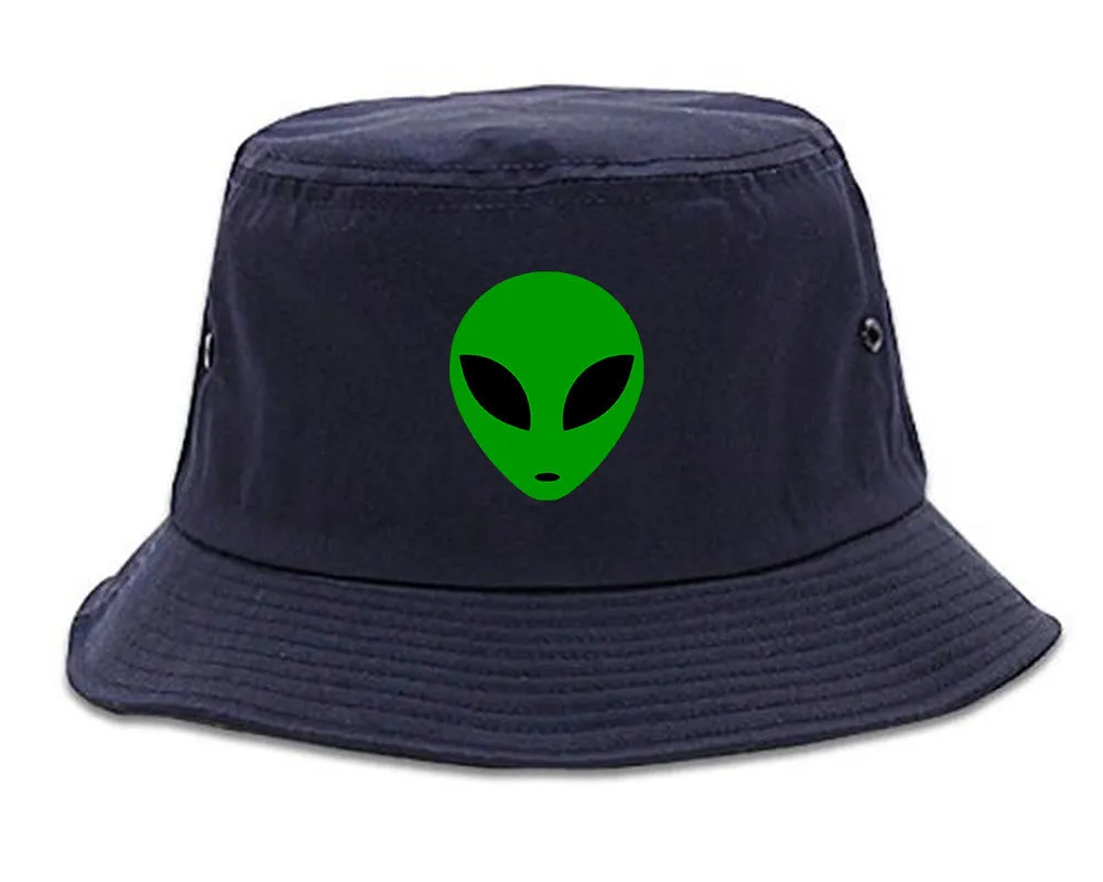 Alien Head Green Bucket Hat