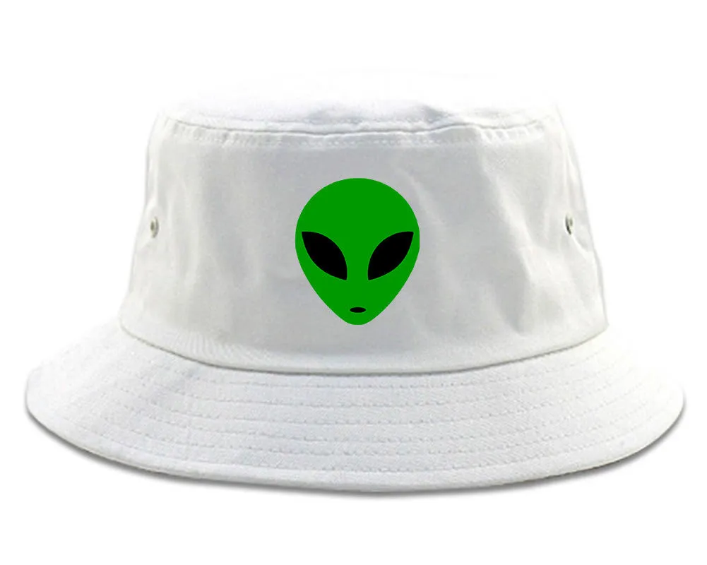 Alien Head Green Bucket Hat