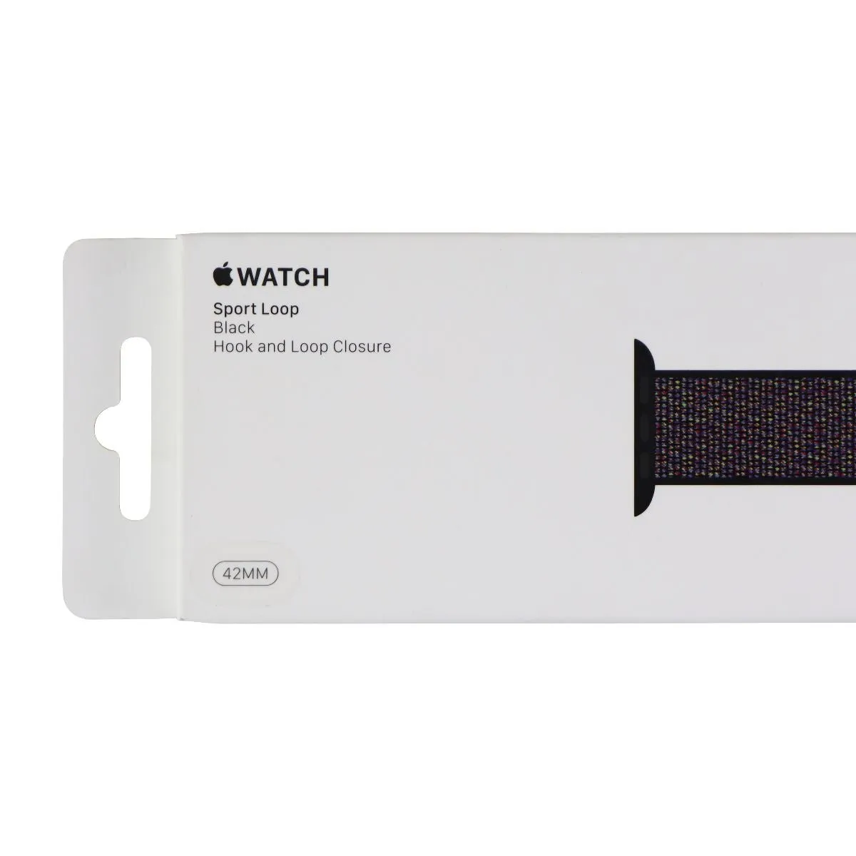 Apple 42mm Sport Loop Band for Apple Watch Any Series (42 & 44mm Cases) - Black