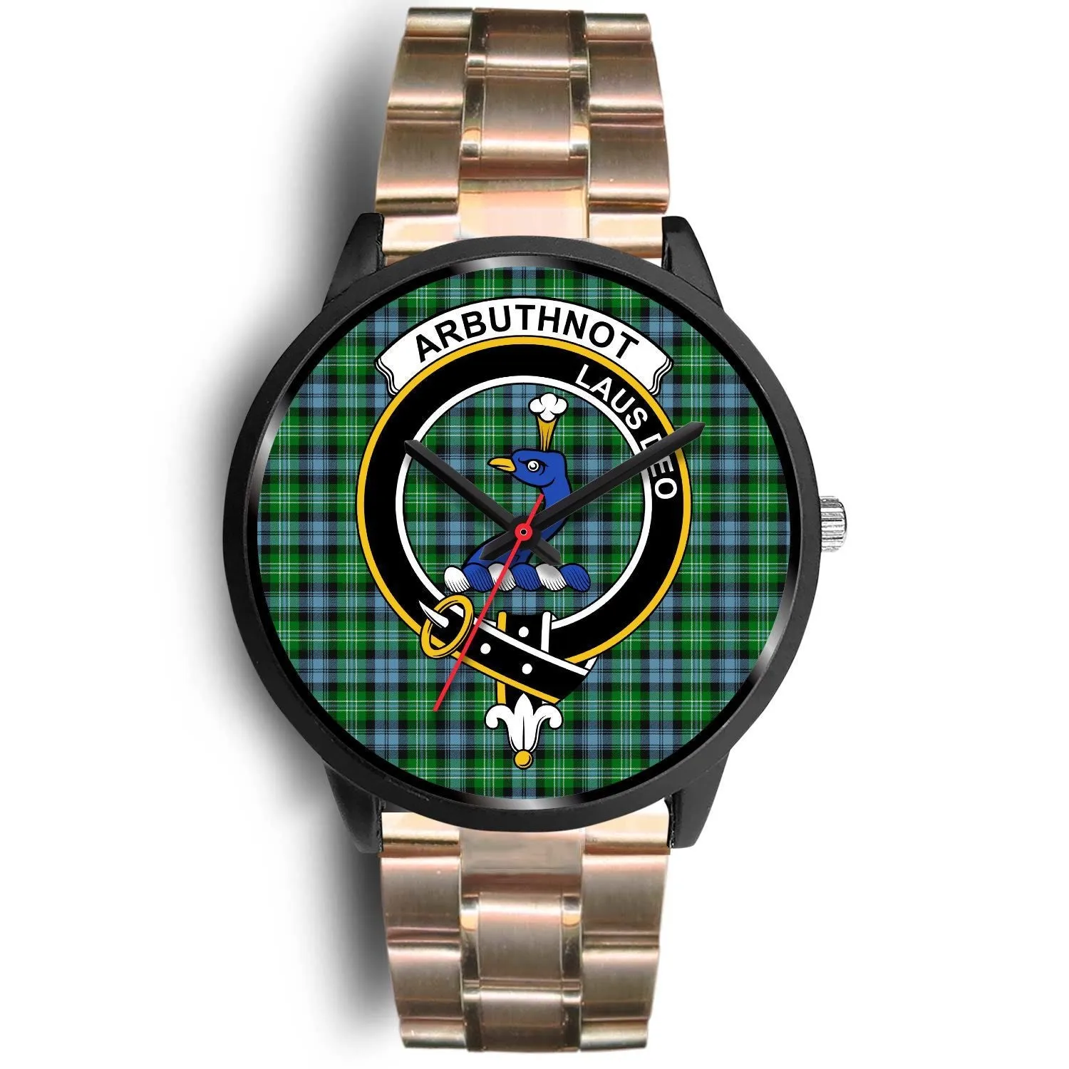 Arbuthnott Clan Badge Tartan Black Watch