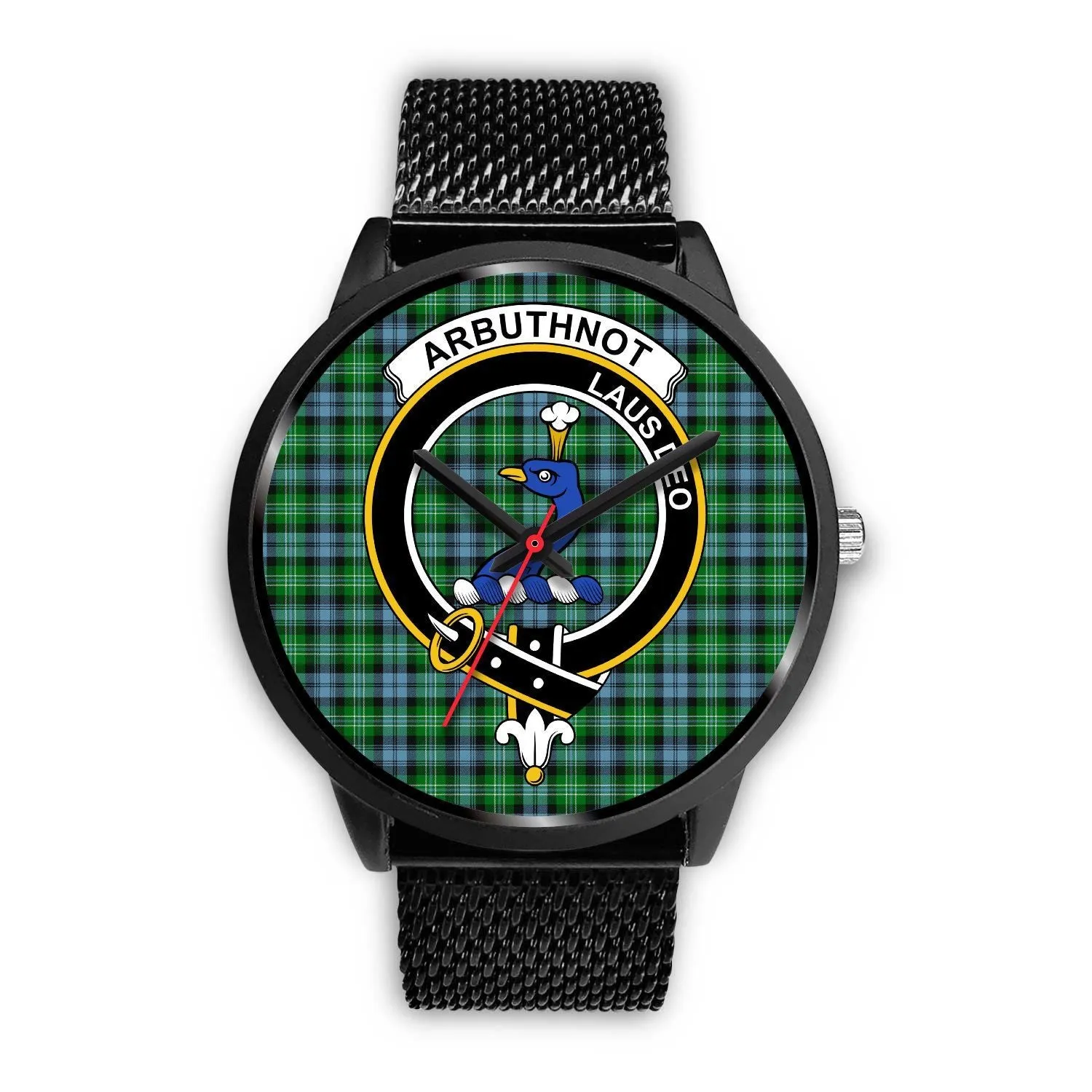 Arbuthnott Clan Badge Tartan Black Watch