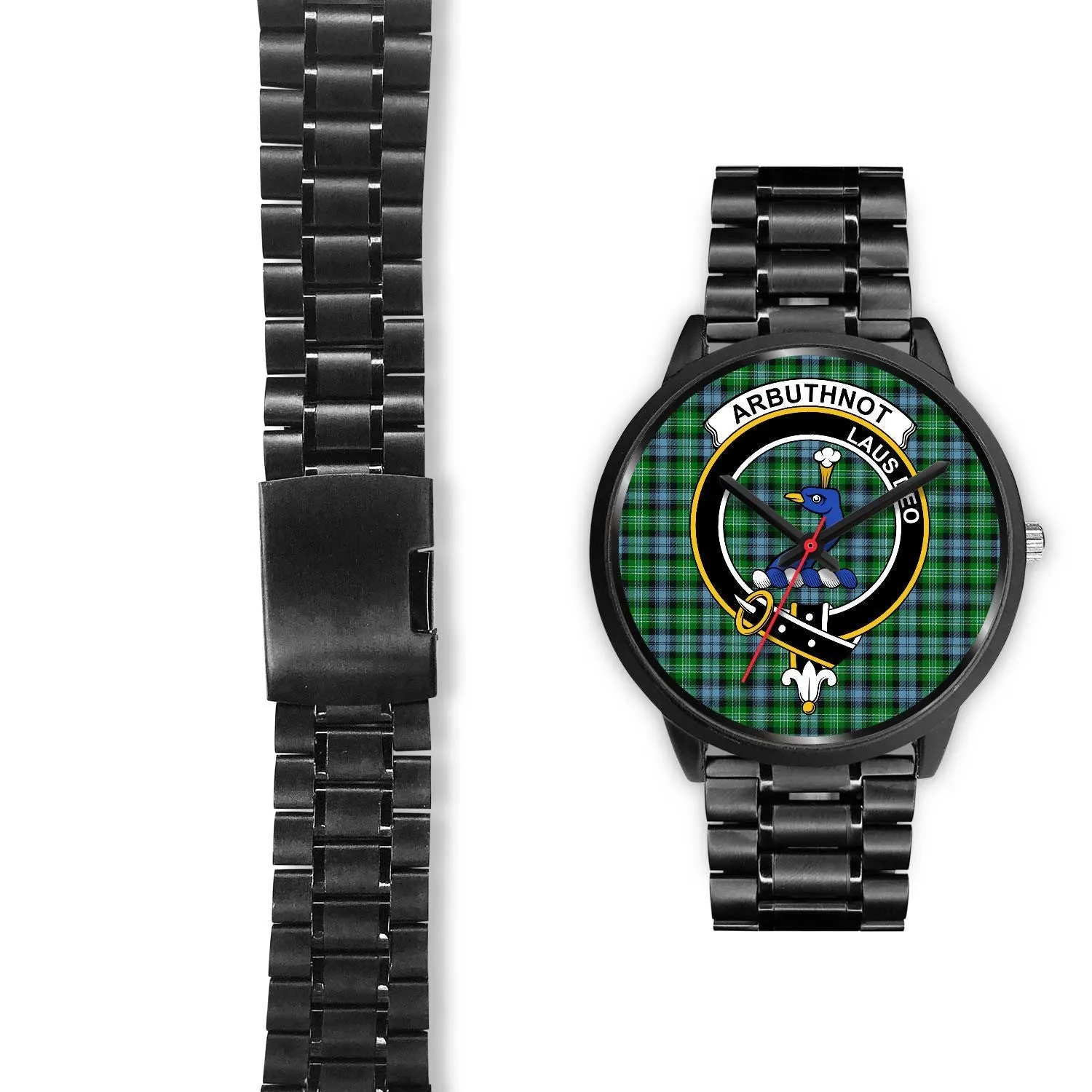 Arbuthnott Clan Badge Tartan Black Watch