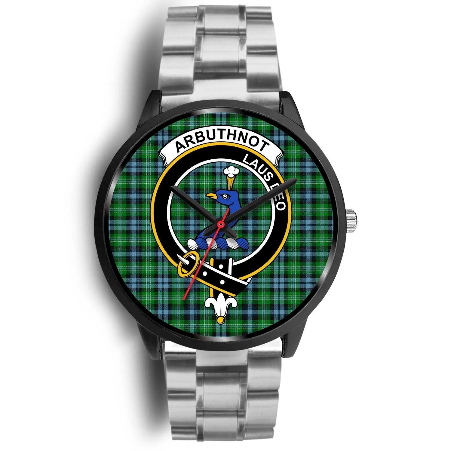 Arbuthnott Clan Badge Tartan Black Watch