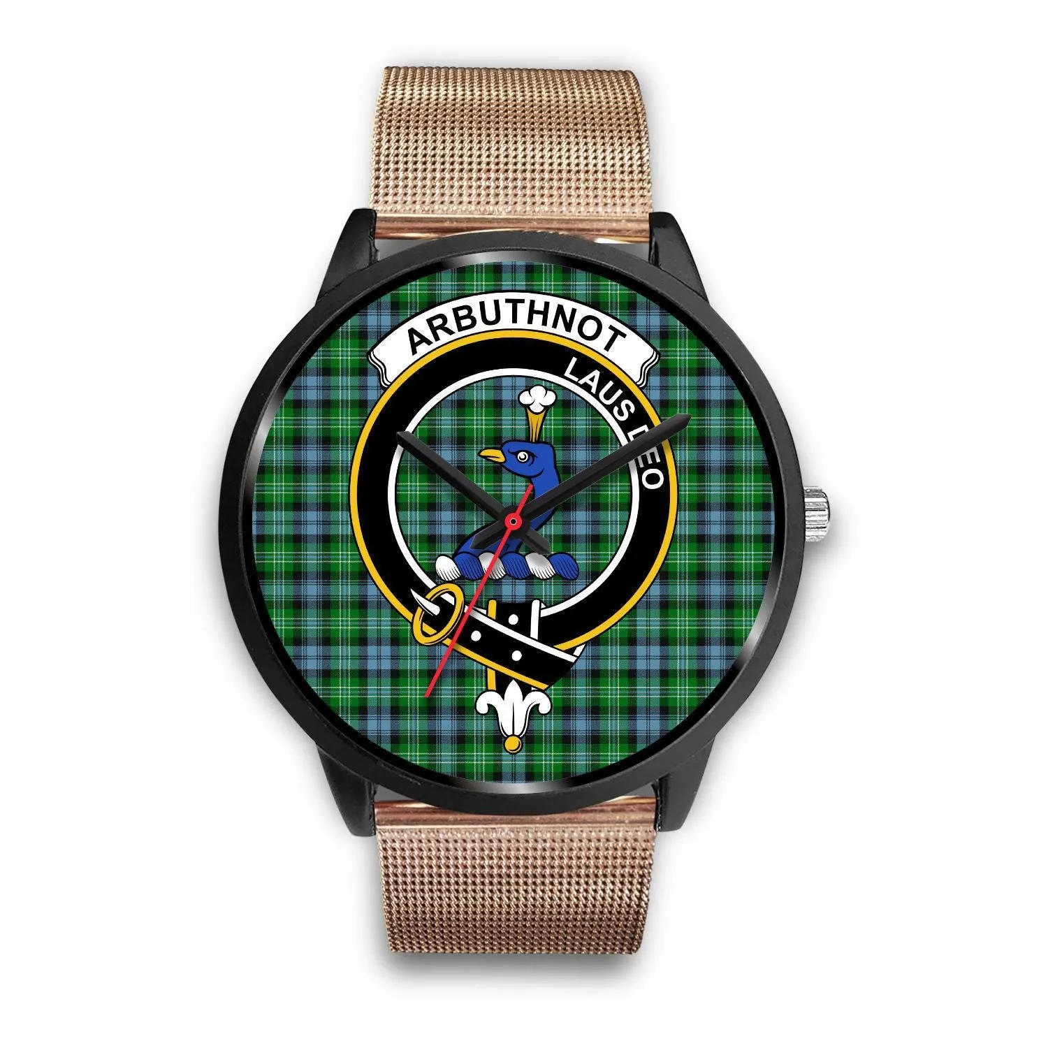 Arbuthnott Clan Badge Tartan Black Watch