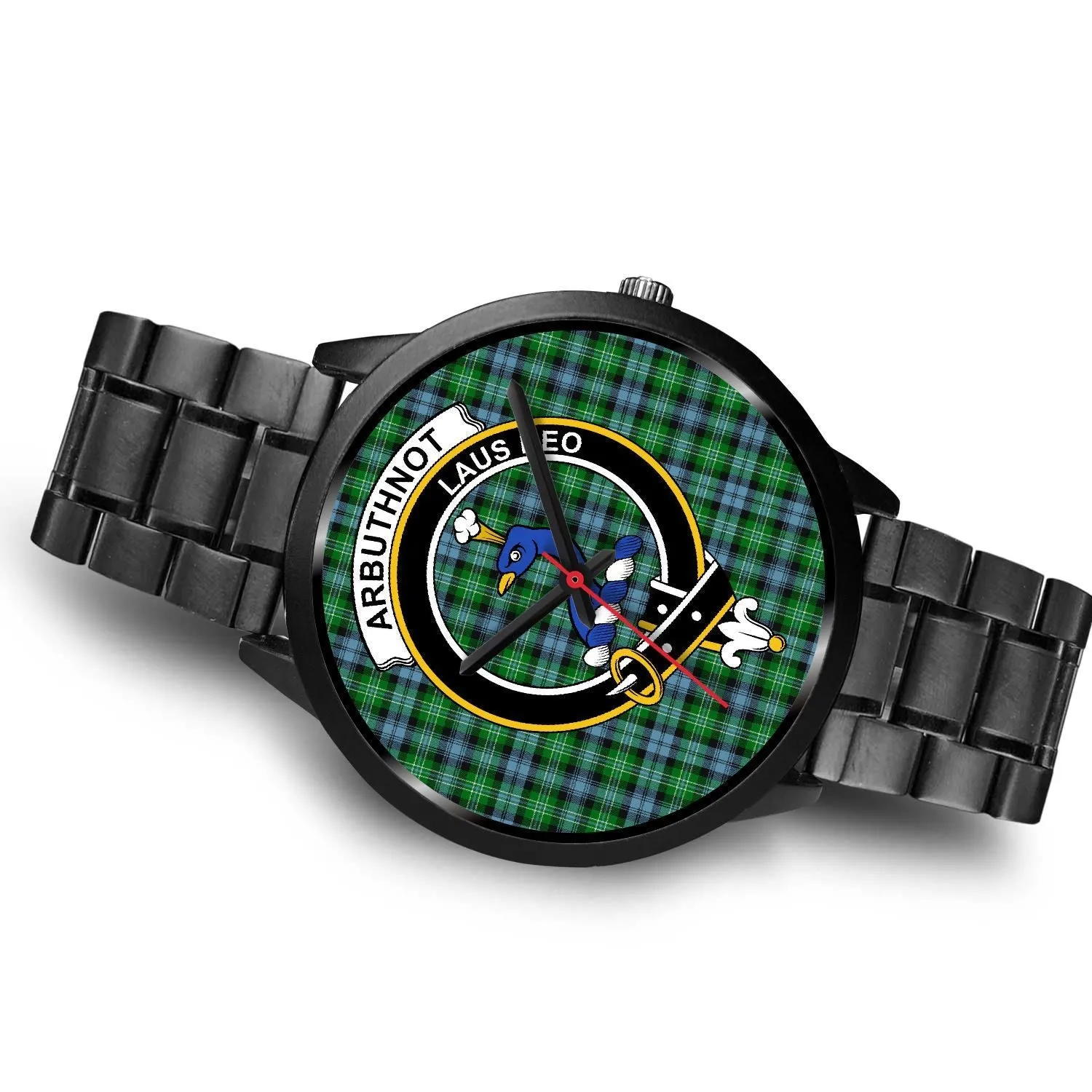 Arbuthnott Clan Badge Tartan Black Watch