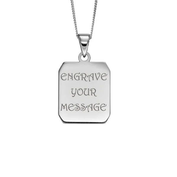 Bespoke Dog Tag Pendant