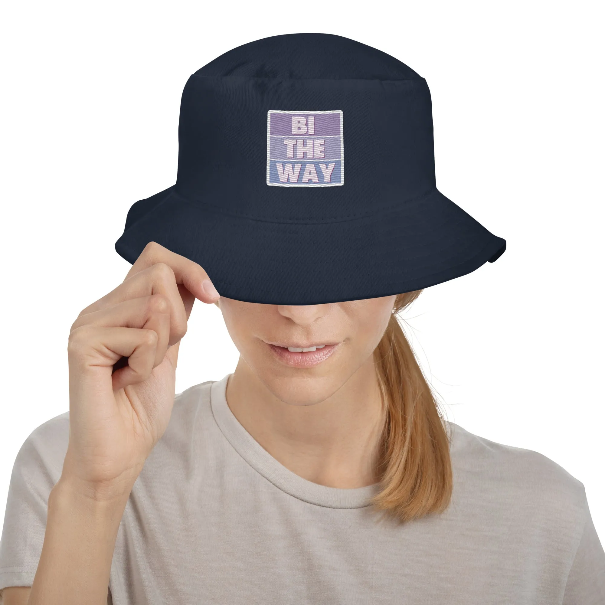 BI THE WAY Premium Embriodered Bucket Hat