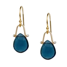 Birch Blue Quartz Earrings