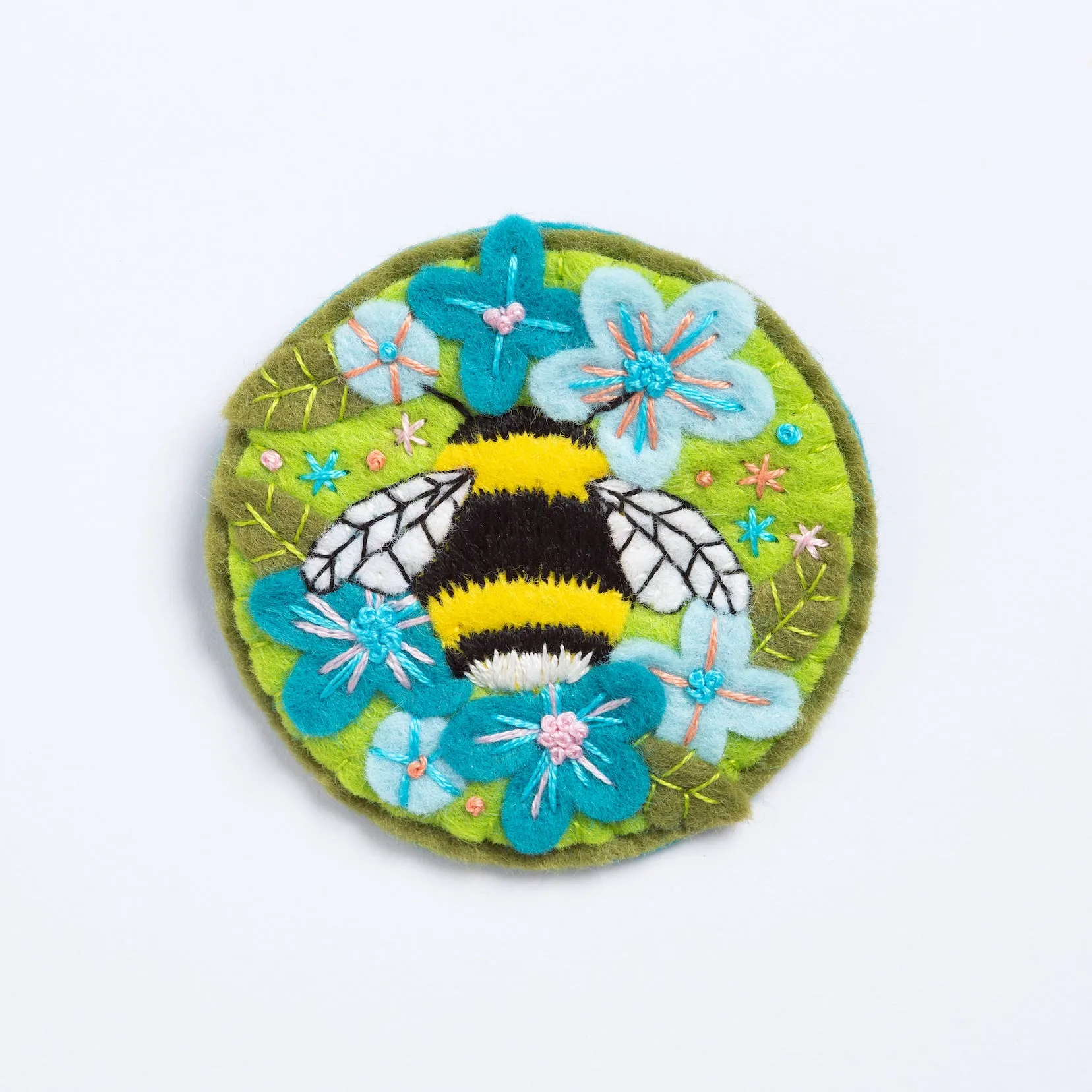 Bumblebee Felt Craft Brooch Kit