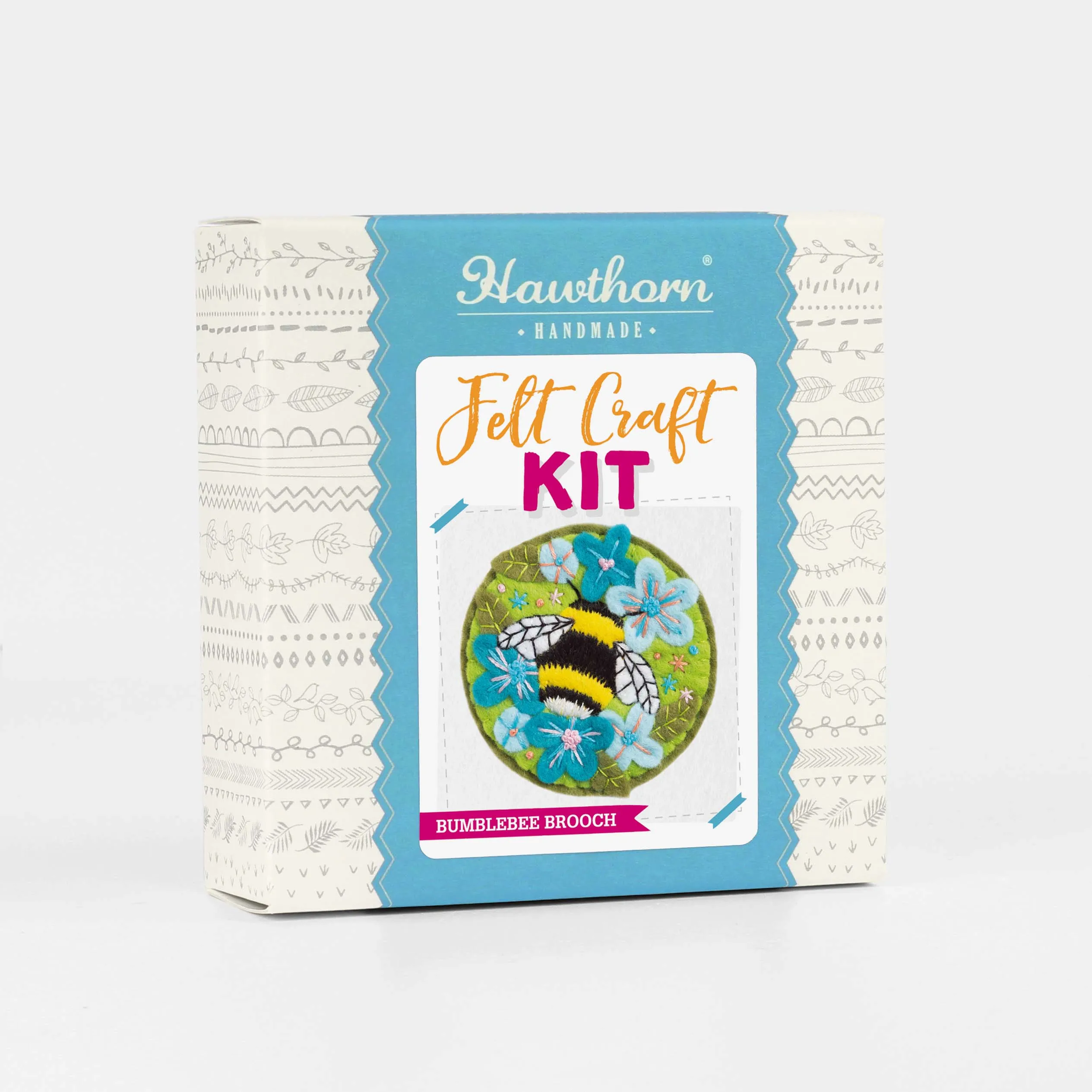 Bumblebee Felt Craft Brooch Kit