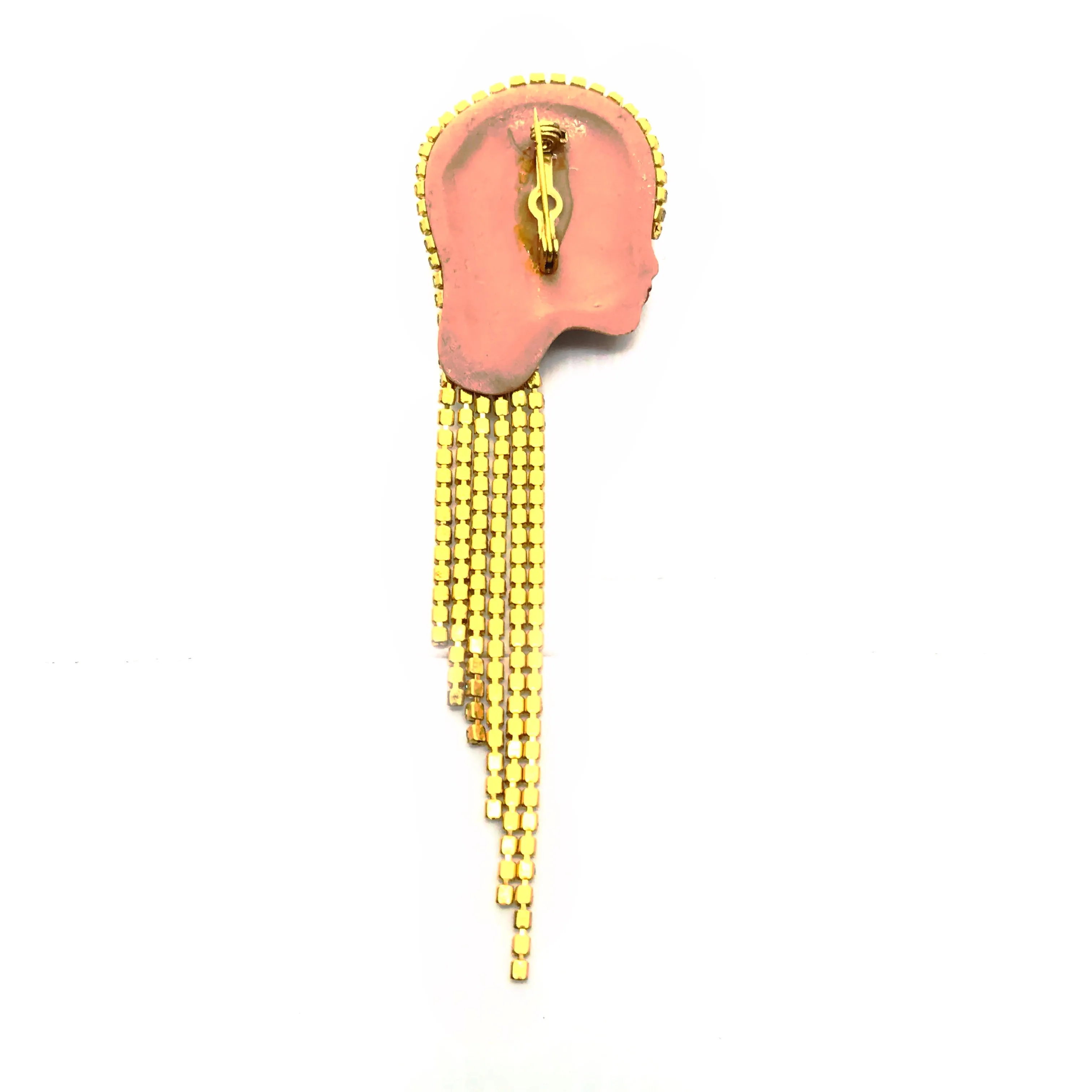 Bygone Beauty Crystal Brooch