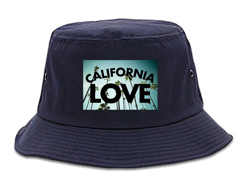 California Love Cali Palm Trees Bucket Hat