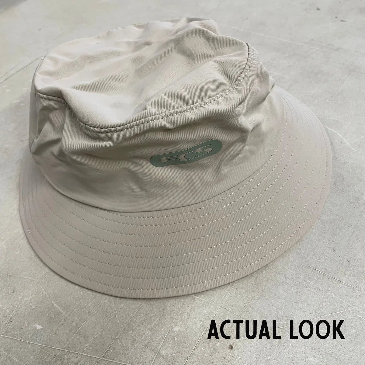 Caps/Hats - FCS Essential Surf Bucket Hat - Warm Grey