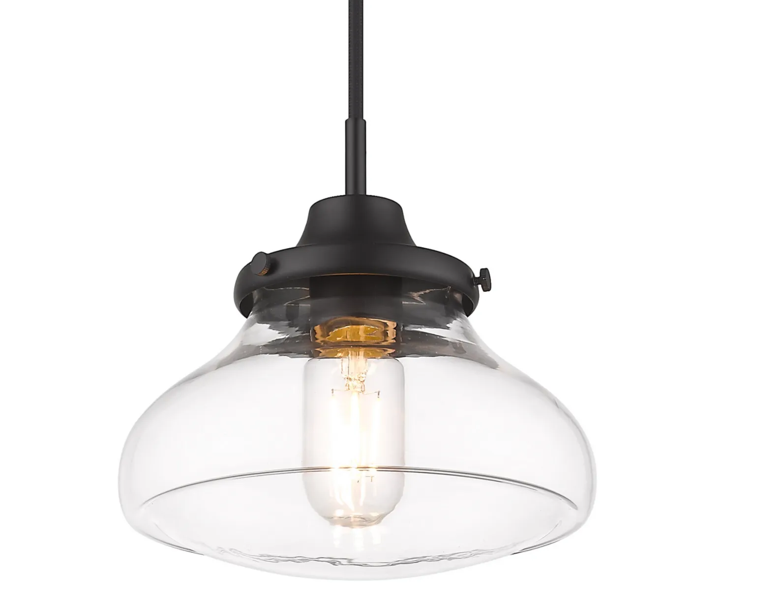 Caspian Matte Black Pendant