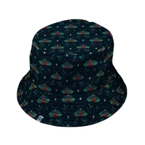 Christmas Moths Bucket Hat