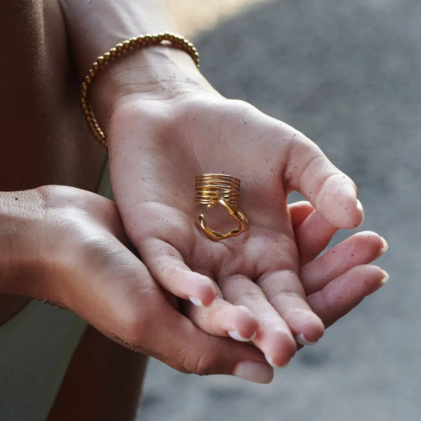 Clara - Claw Ring Stainless Steel