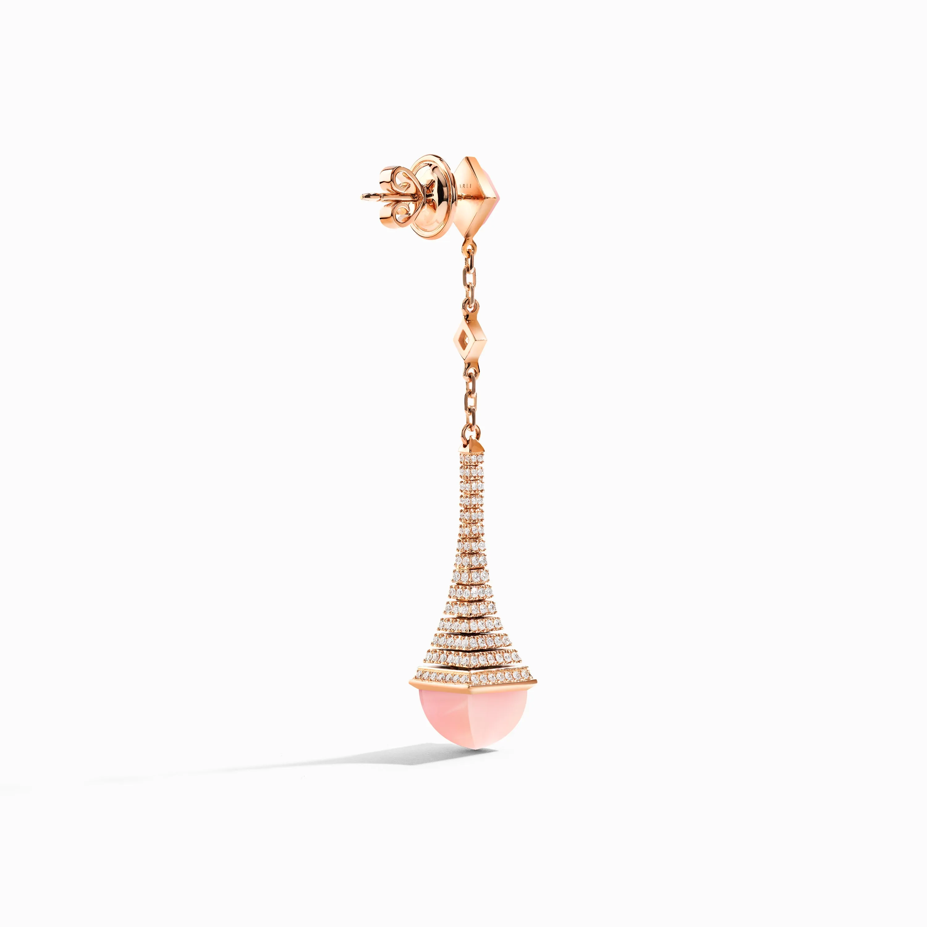 Cleo Rev Diamond Long Drop Earrings
