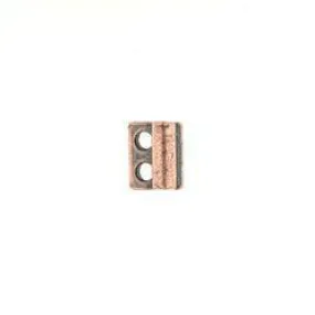 Copper 9mm 2-hole Bead Bar