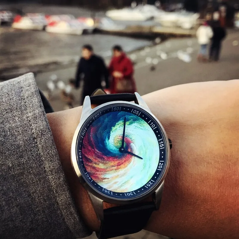Creative Vortex Optical Illusion Watch