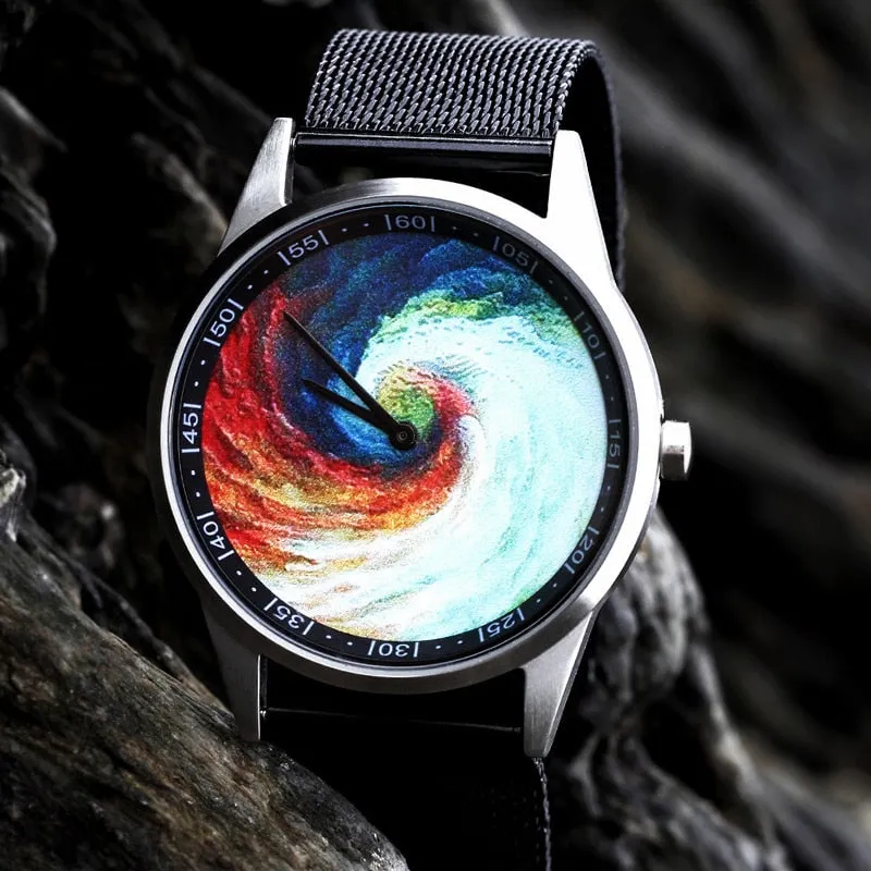 Creative Vortex Optical Illusion Watch