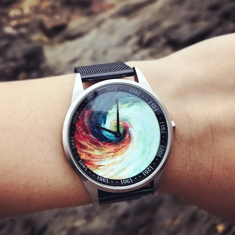 Creative Vortex Optical Illusion Watch