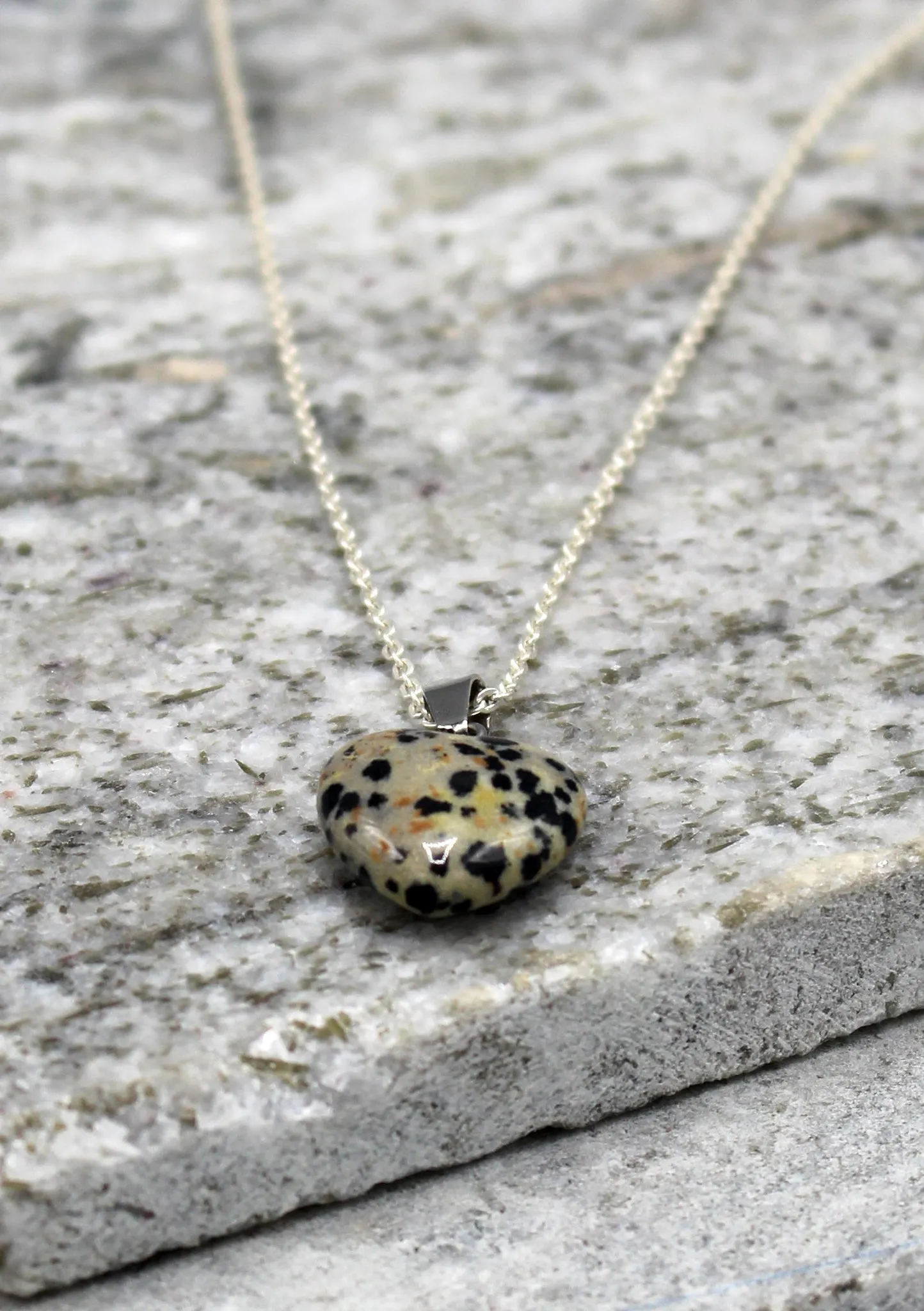 Dalmetian Heart Shape Love Pendant