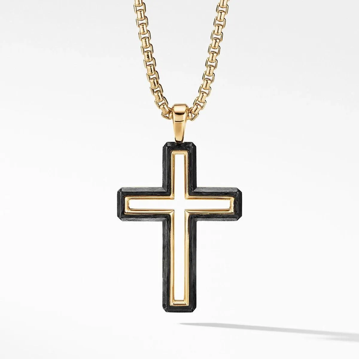 David Yurman 37mm Open Cross Pendant