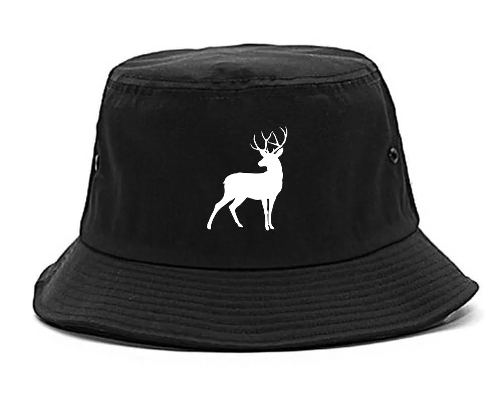 Deer Hunting Hunter Mens Bucket Hat