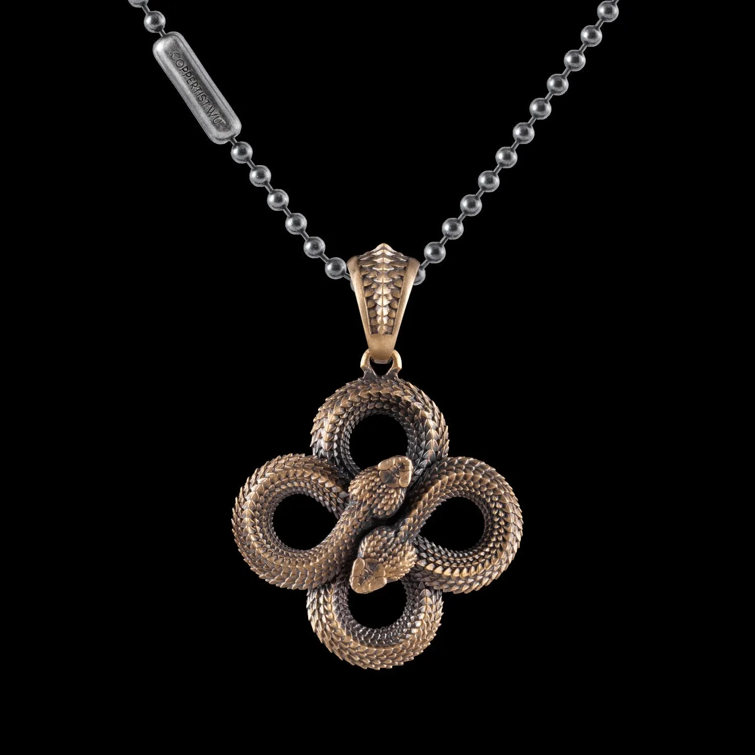 Double Snake Pendant