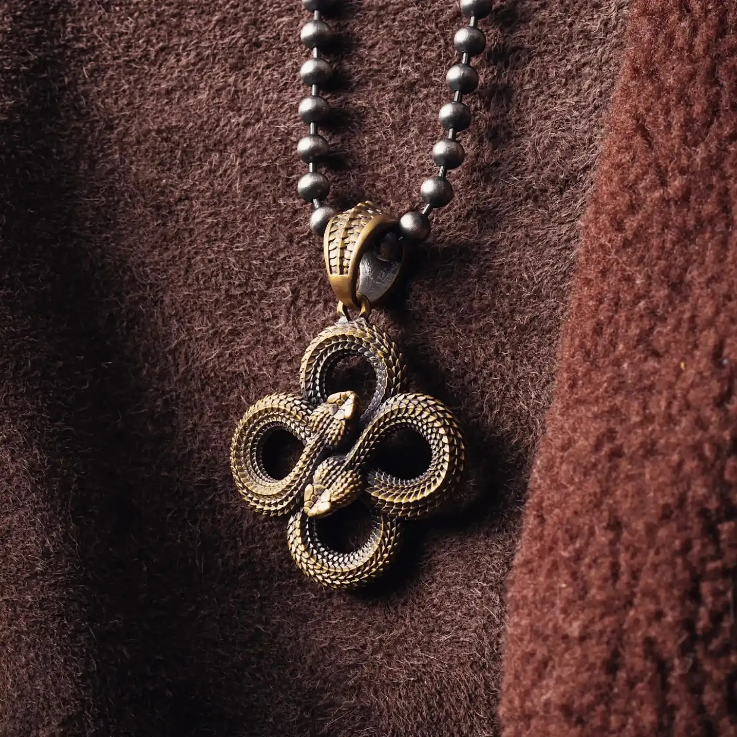 Double Snake Pendant
