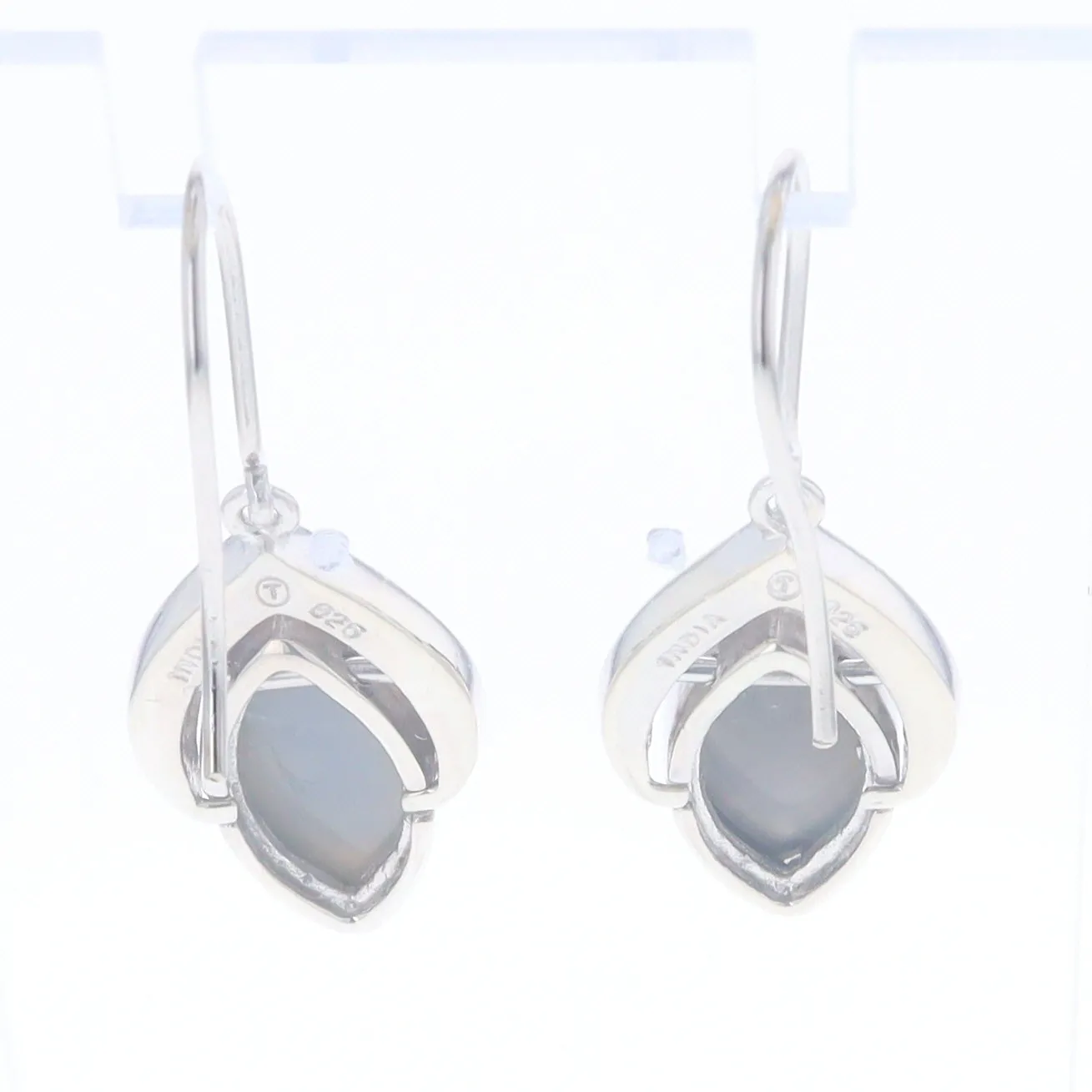 Druzy Quartz Sterling Silver Dangle Earrings