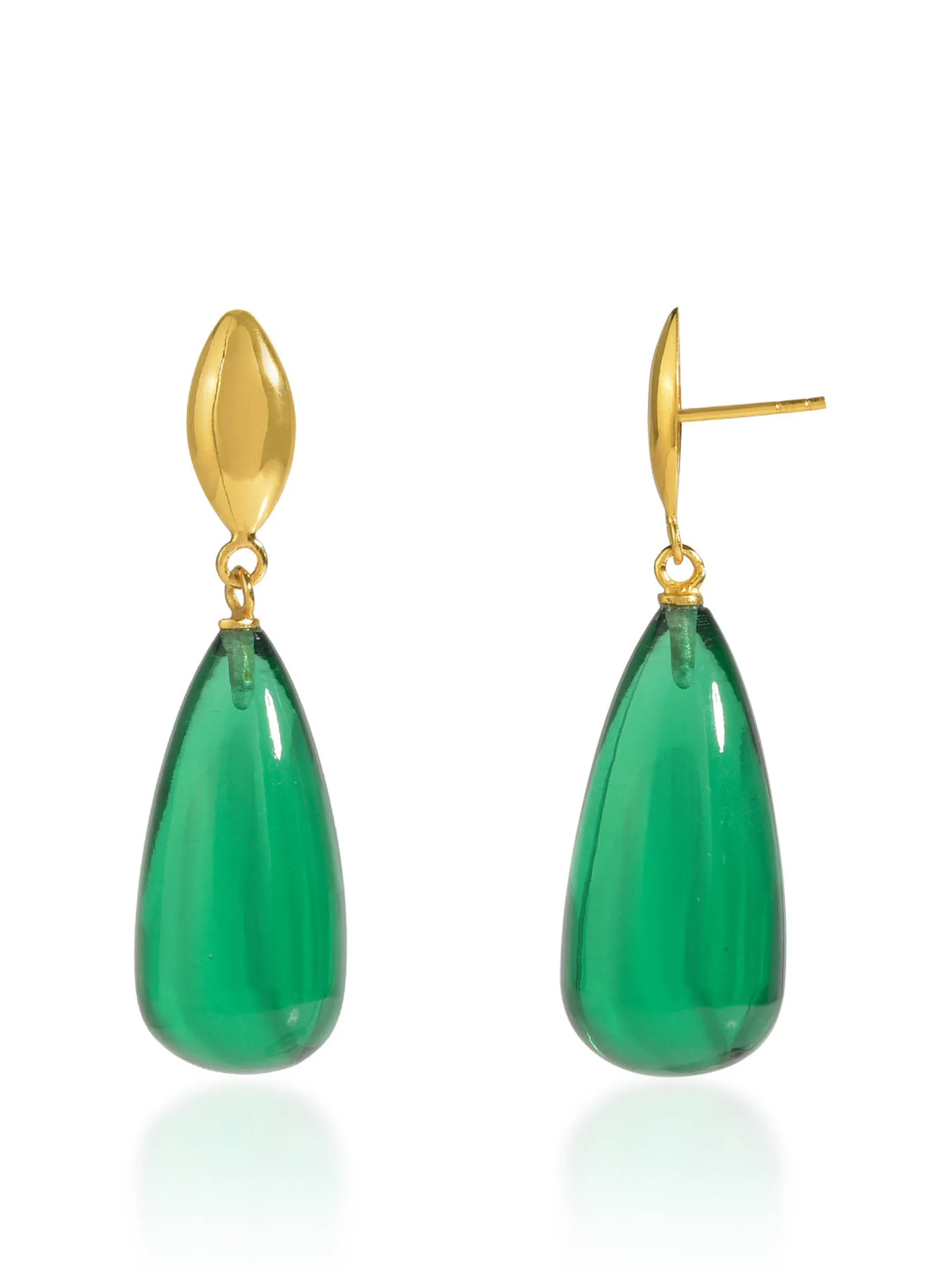 Emerald Corine earrings