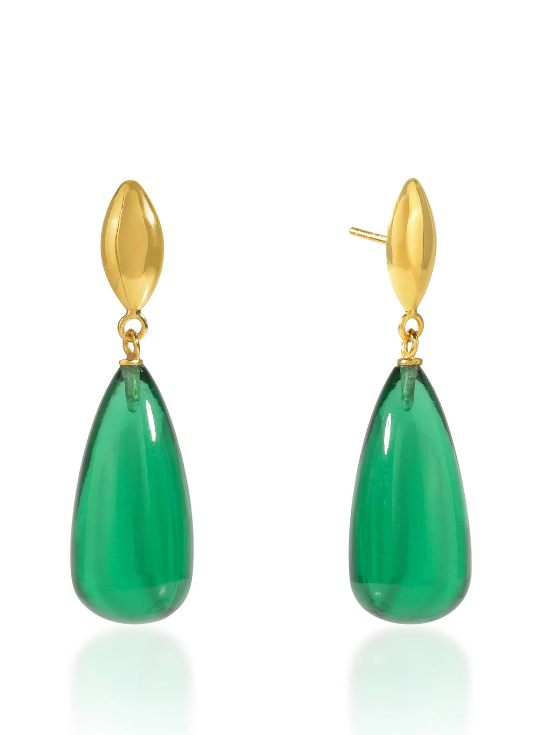 Emerald Corine earrings