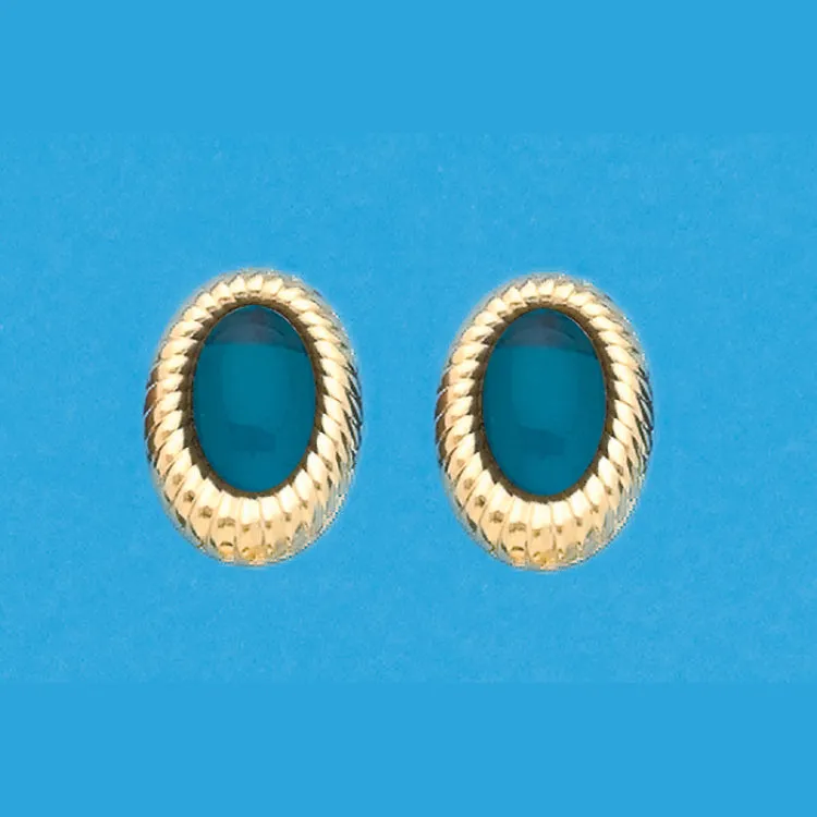 Emerald Green with Goldtone Surround