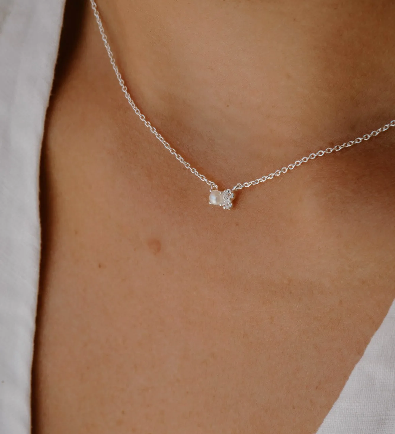 FIRST LIGHT NECKLACE (STERLING SILVER)