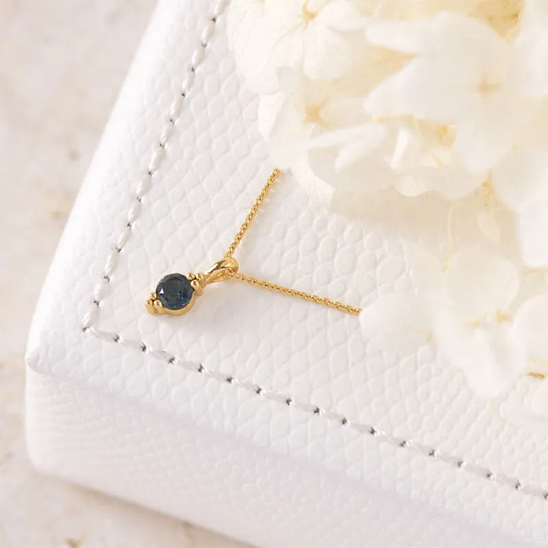 GLISTEN LONDON BLUE NECKLACE