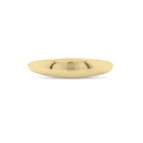 Gold Slim Dome Ring