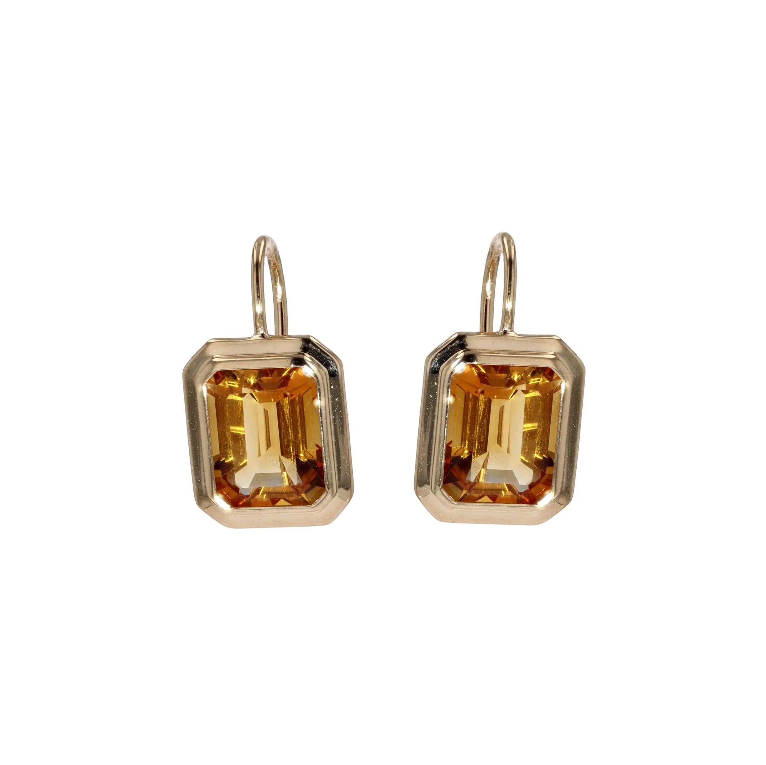 Goshwara Emerald-Cut Gemstone Dangle Earrings
