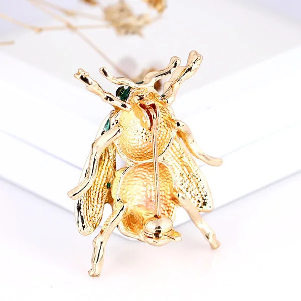 Green Bee Brooch 綠色蜜蜂胸針 (KCHM1128)