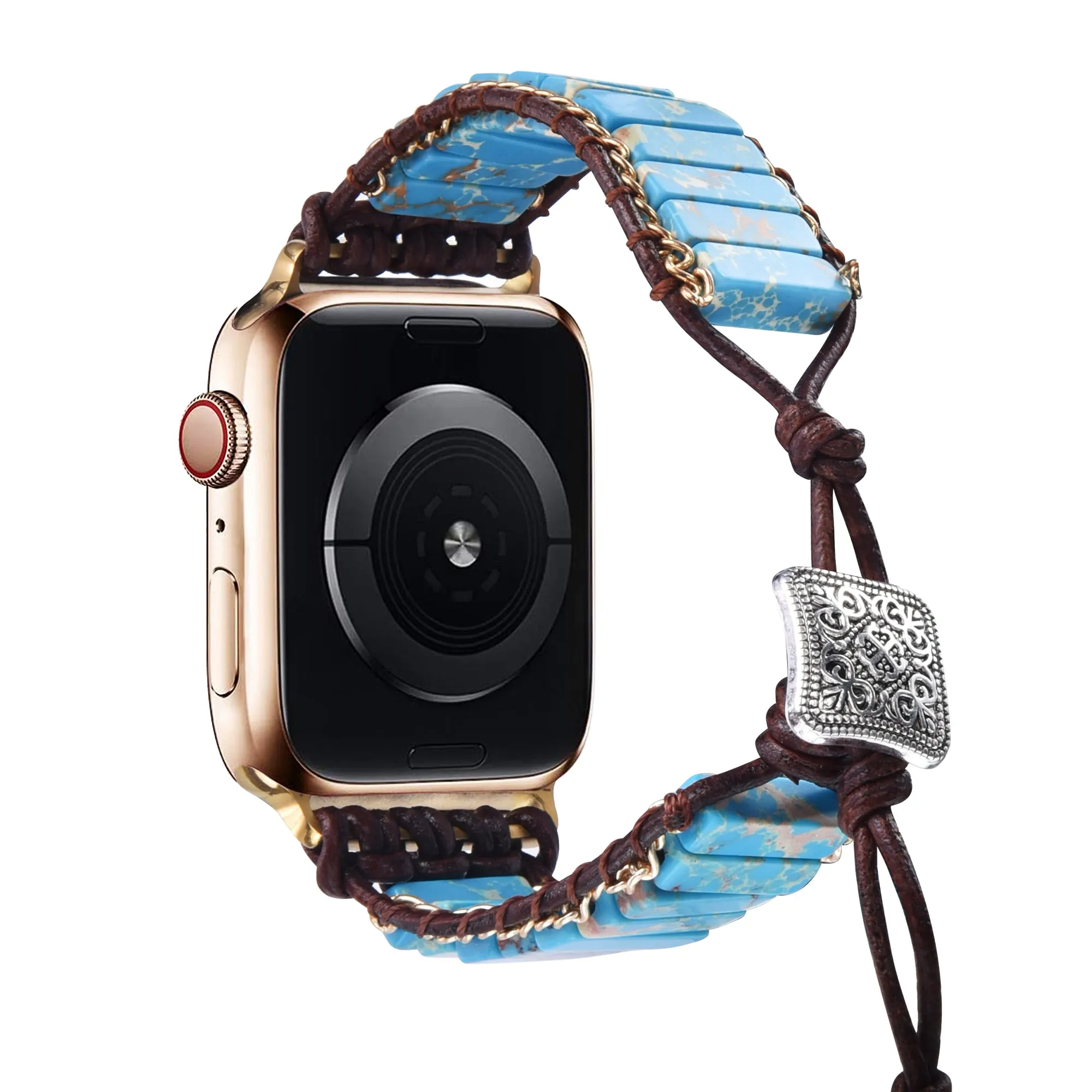 Handmade Bohemian Style Apple Watch Band Bracelet for 38/40/41mm & 42/44/45mm