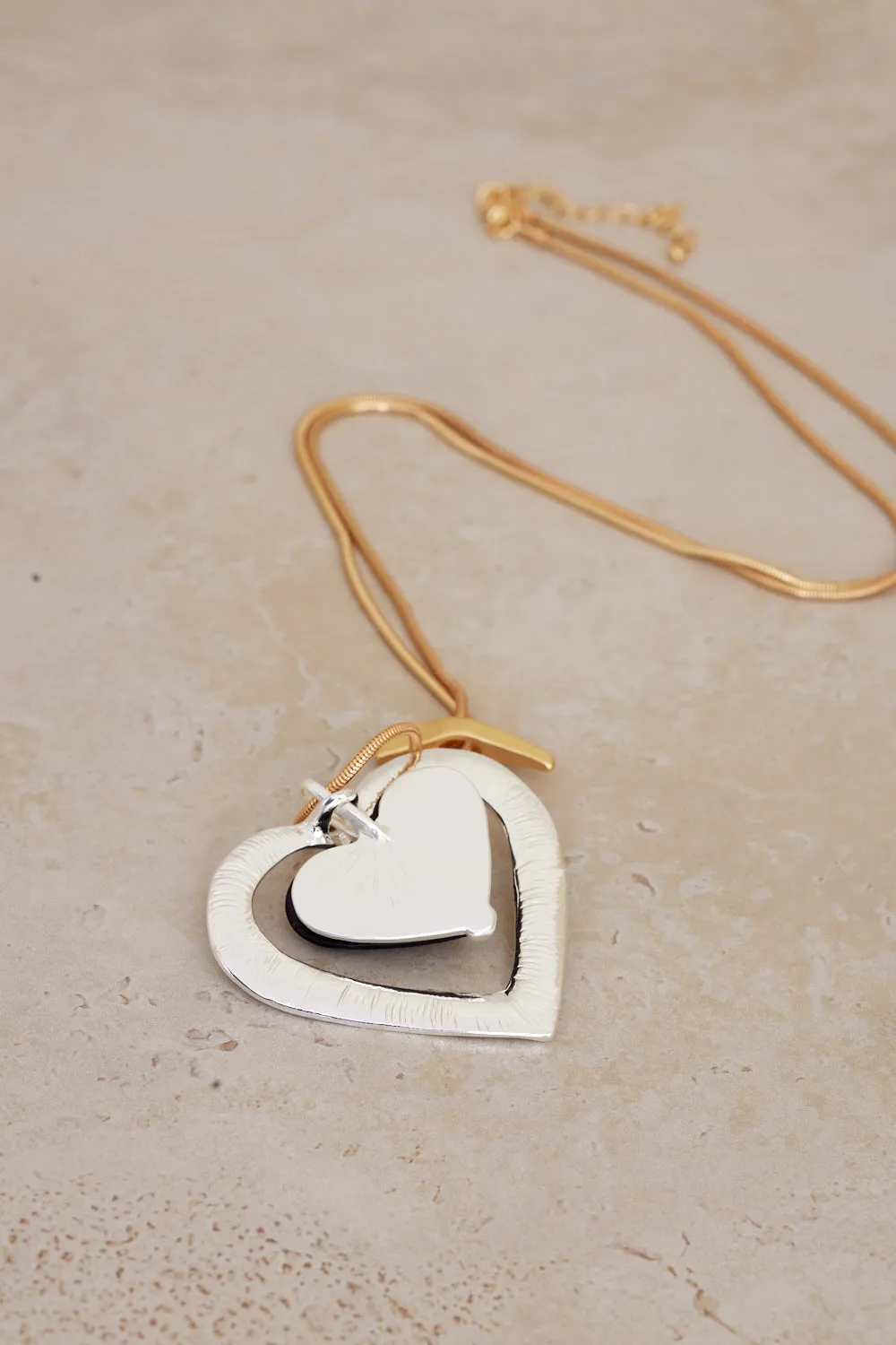 Harmony Heart Pendant Necklace