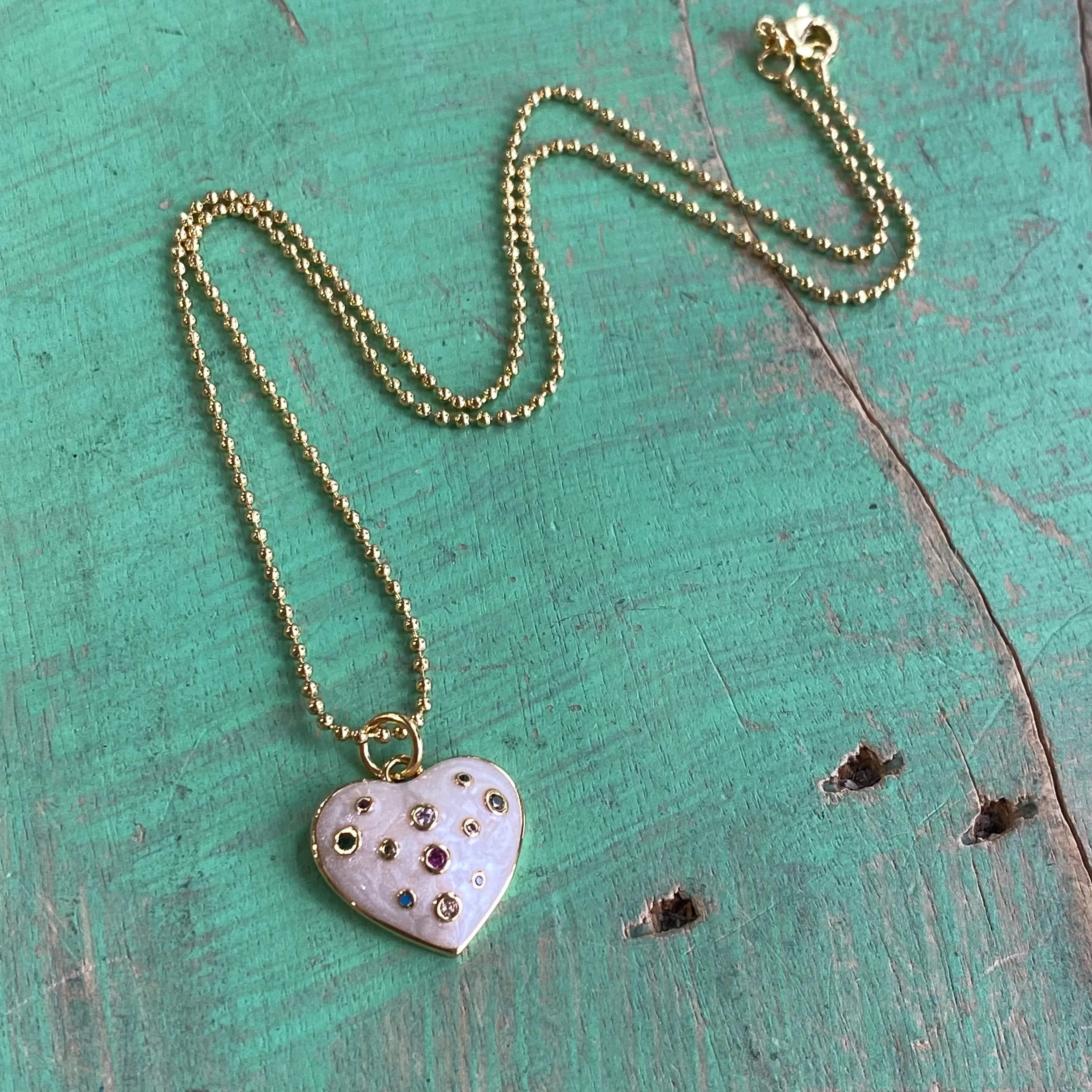 Heart For God Necklace and Earrings